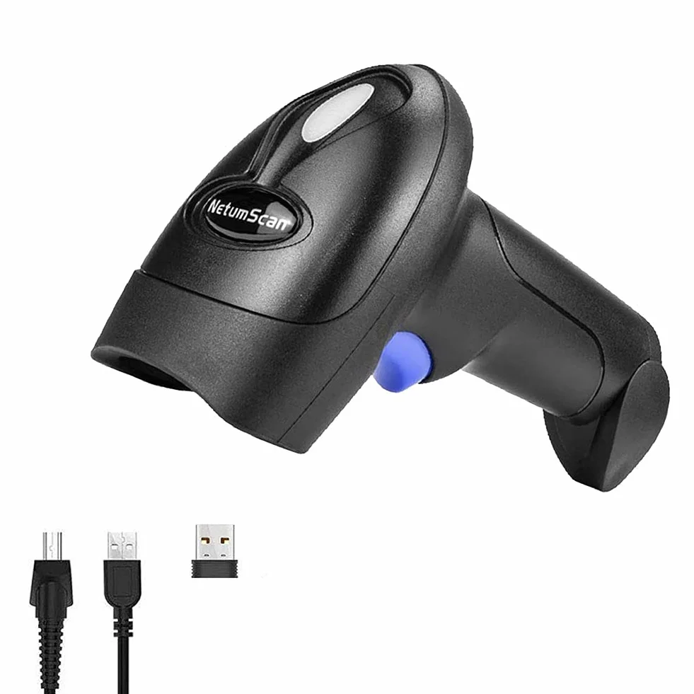 NetumScan scanner wireless per codici a barre 2D, per QR, PDF417, DataMatrix, Maxicode, per PC e computer, modello NSL8