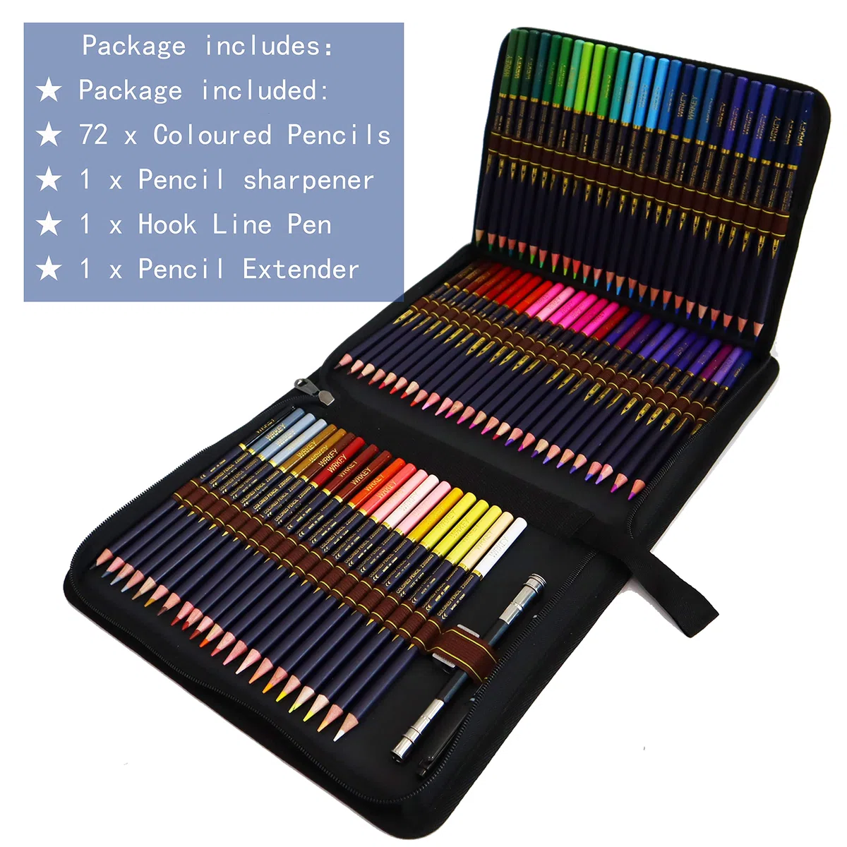 Matite Colorate Professionali, Set di 72 Matite Colorate, Colori a Pastello, Pastelli Professionali da Disegno, per Principianti, Adulti, Ottimo per la Pittura Creativa