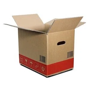 Kit trasloco completo – 10 scatole in cartone avana doppia onda 40×30×35 cm con etichette, pennarello e nastro “Fragile”