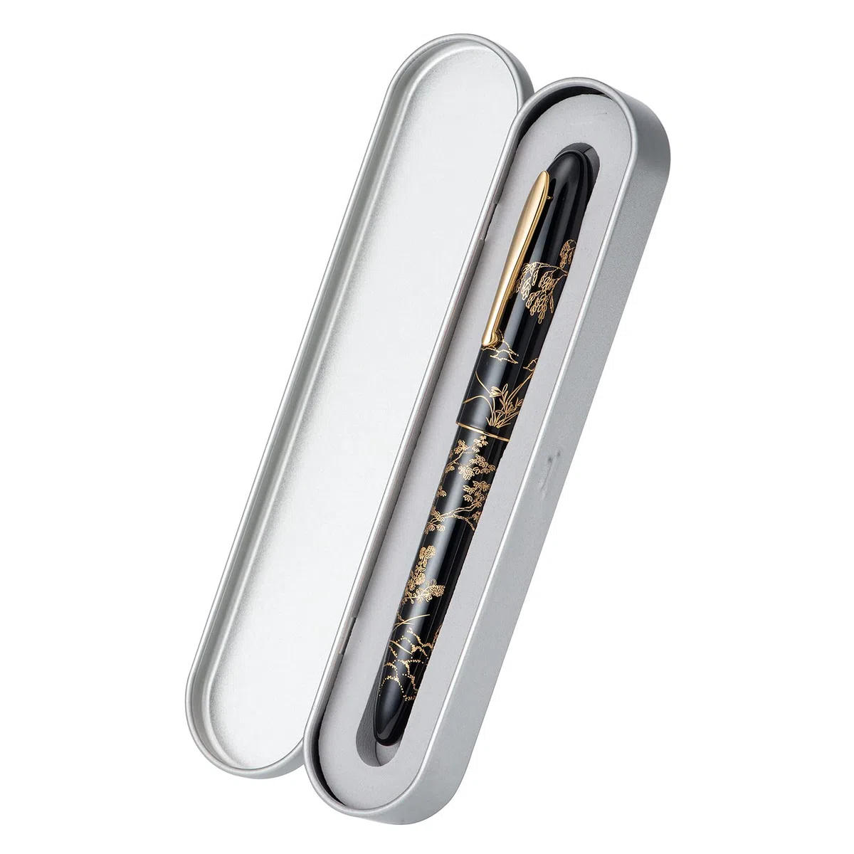 erofaHongdian N23 Black Rabbit Stilografica,Iridium Extra Fine Pennino Oro Fine,Nuovo Anno Lucky Rabbit Carving Design Liscio Scrittura Penna con Convertitore e Scatola di Metallo