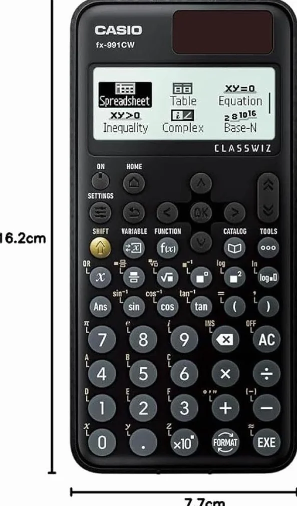 Casio FX-991 CW (Modello 2024) Calcolatrice Scientifica, 540 Funzioni e e Display Naturale