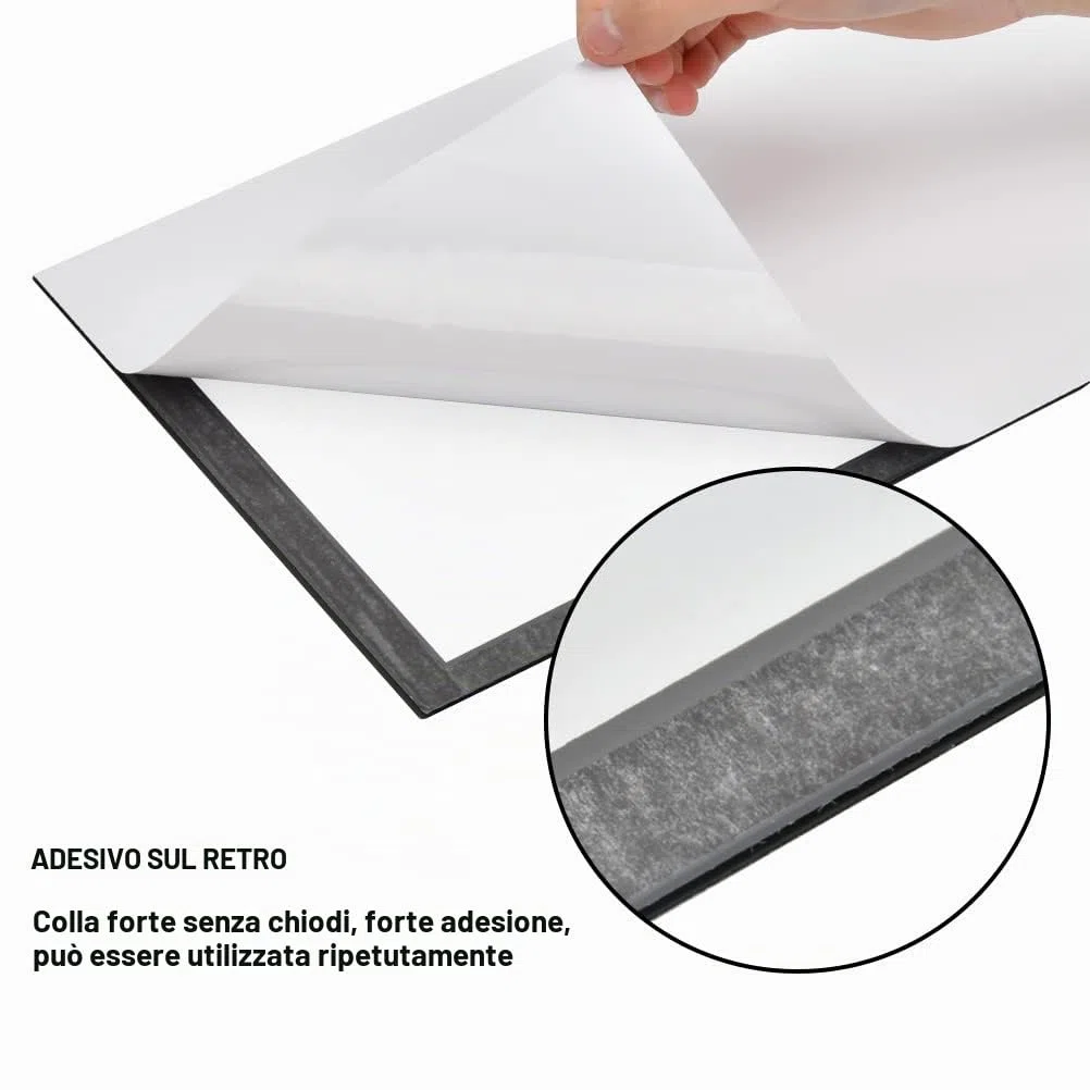 10pcs A4 Cornice Magnetica Autoadesiva,Informazioni Cornice argento, Display Impermeabile,Coperture per Segnaletica,Foto,Documenti,Pareti e Finestre,Chiusura Magnetica,Copertura Magnetica(32,5x24cm)