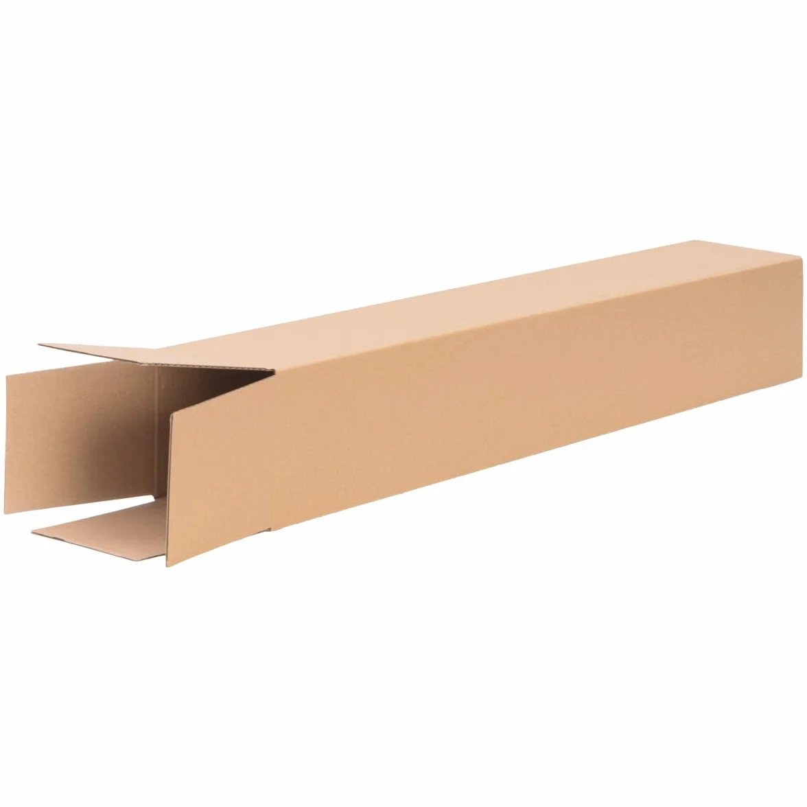 verpacking 30 Tubi di cartone quadrati 65,5x10,5x10,5 cm | tubi in cartone per spedizioni