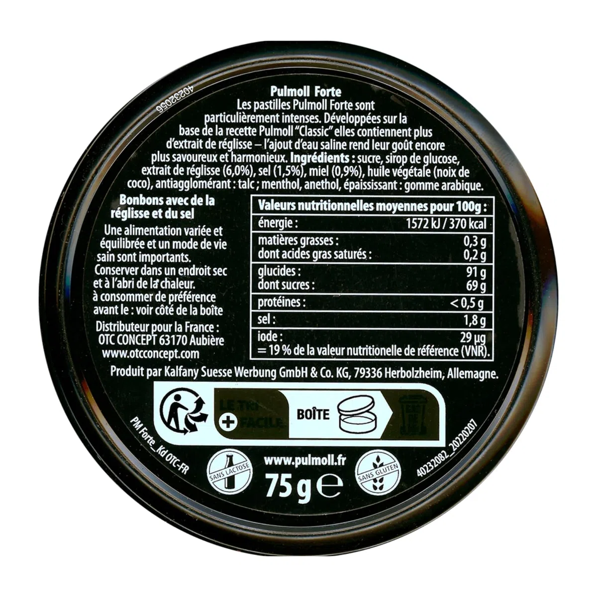 Contenitore Pulmoll x10 | Formato economico | Dal 1946 (Forte)