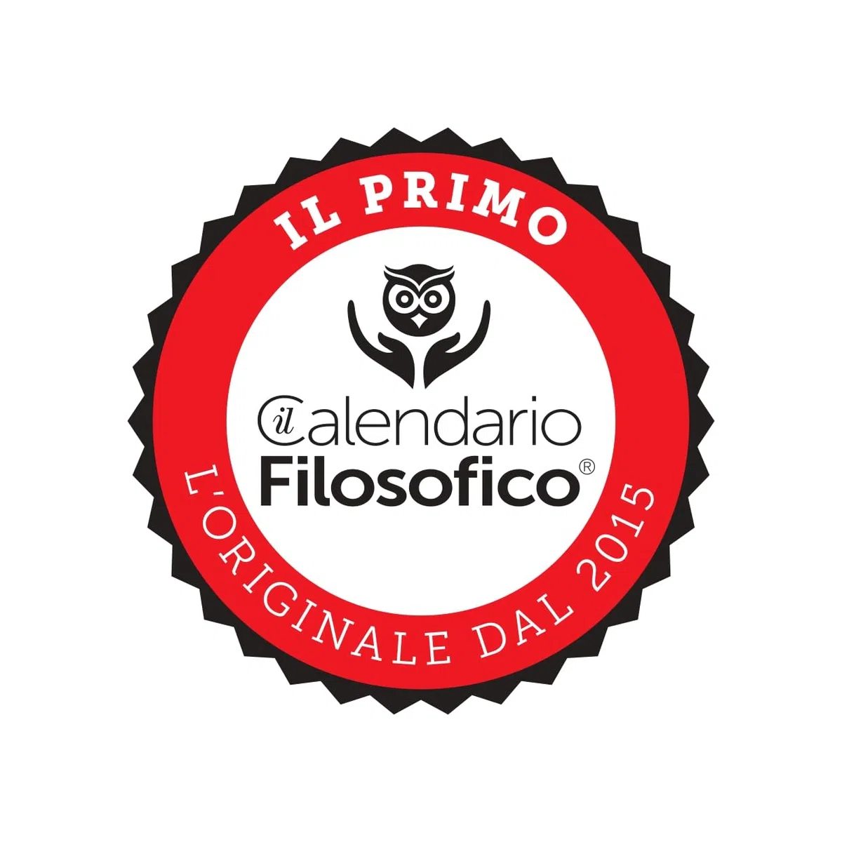 Il Calendario Filosofico 2025 con Supporto in Legno, Formato A6 10x14 cm, Il Primo e L'Originale Calendario da Tavolo con 365 Giorni di Frasi Filosofiche, Leggi Ogni Giorno Una Frase, Creato a Bologna