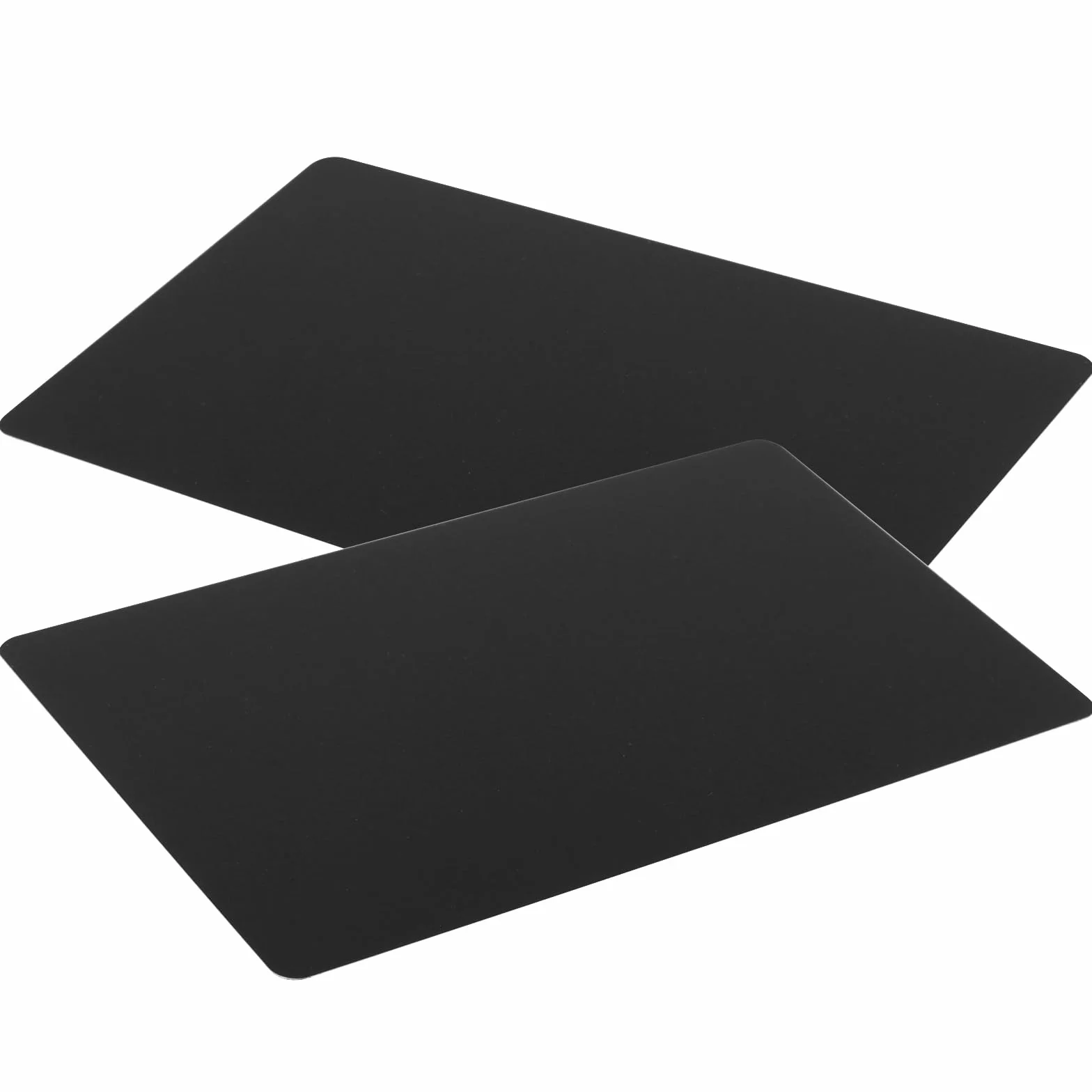 150 biglietti da visita in metallo da 0,21 mm, colore nero, con incisione a laser, in alluminio, per incisione, per casa, ufficio, clienti, fai da te, 86 x 54 mm, 3,4 x 2,13 pollici
