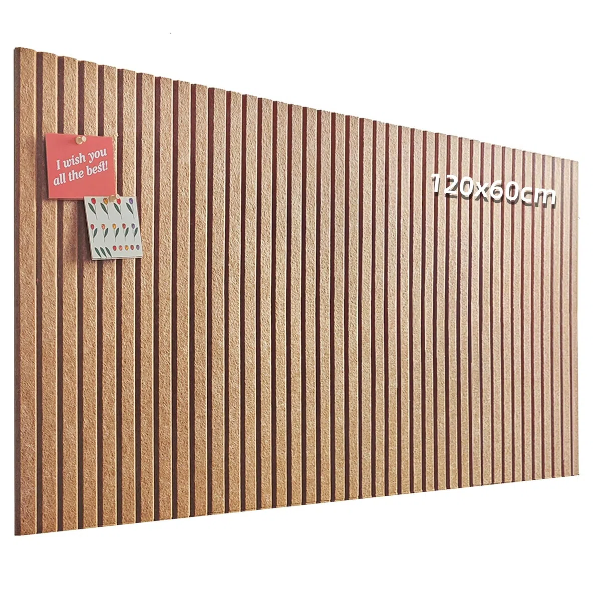 Bacheca in feltro, autoadesiva, 120 x 60 cm, striscia verticale, bacheca decorativa in feltro, per cameretta dei bambini, ufficio, cucina, rame