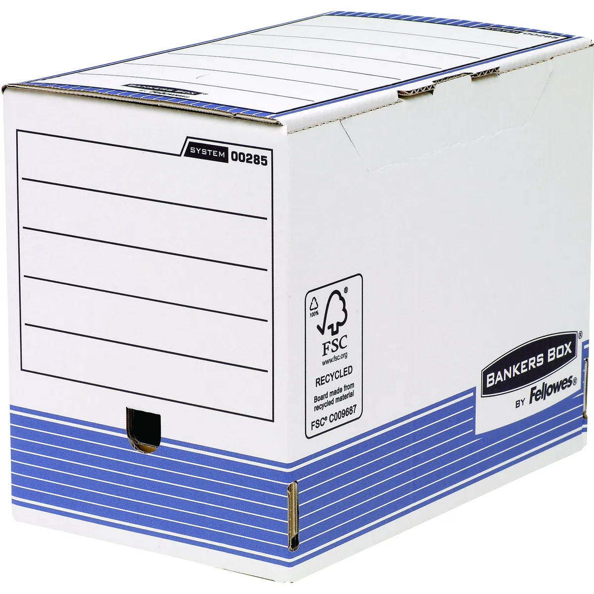 Bankers Box 0028501 Scatola Archivio A4 System, Dorso 200 mm, FSC, Confezione da 10 Pezzi