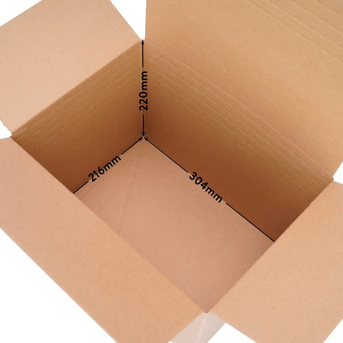 verpacking Cartone automatico 304 x 216 x 130-220 mm VP 50 altezza variabile marrone [dimensione e quantità selezionabili] cartoni da spedizione con coperchio autoadesivo 20 pezzi