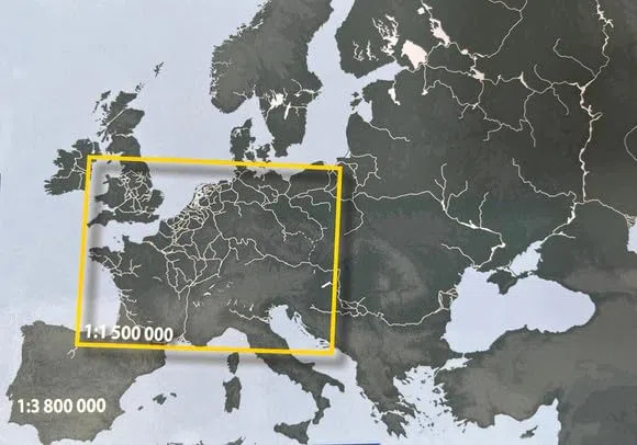 Map of European Waterways