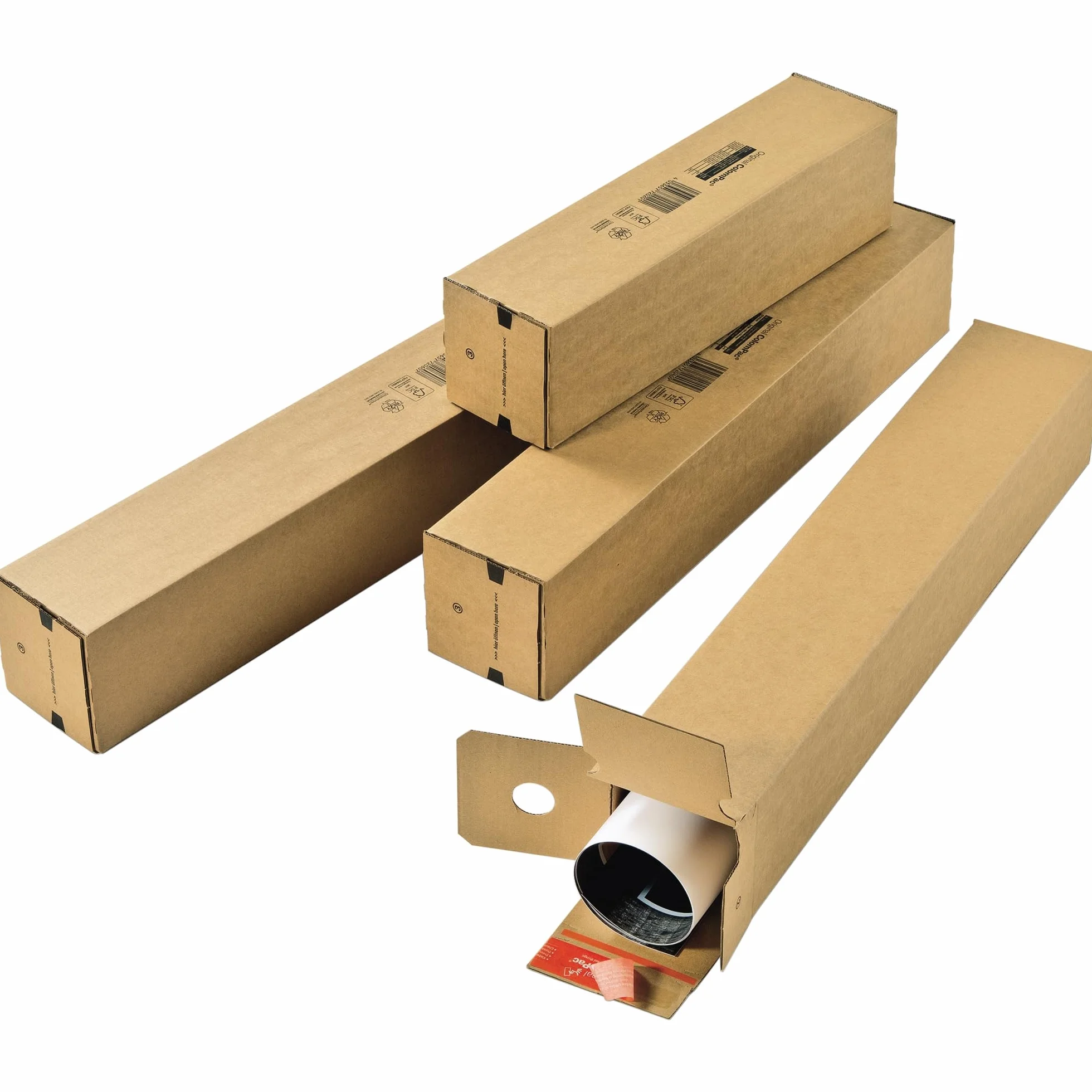 Colompac CP 072.02 - Tubo Postale, 43X10,8X10,8cm, 1 Confezione da 10 pezzi
