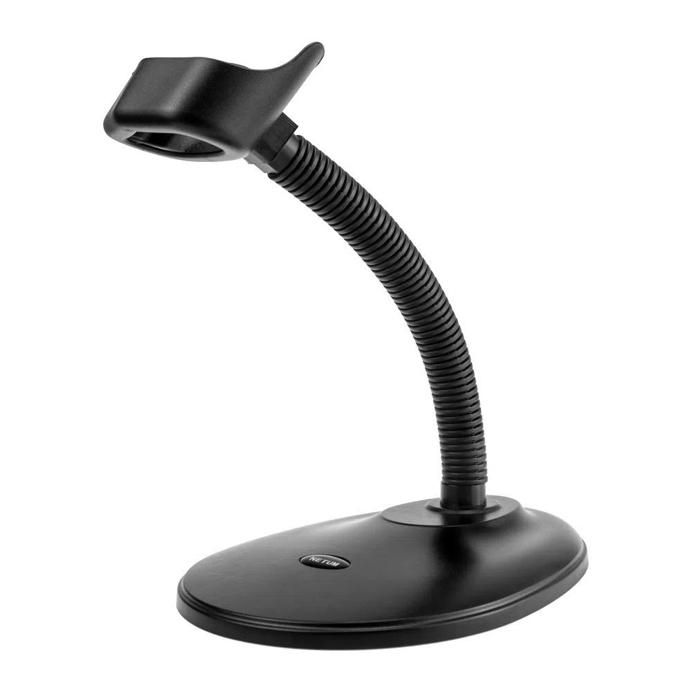 NETUM NT-1228BL Lettore di codici a barre Bluetooth con supporto (Giallo - Scanner per codici a barre QR 2D)