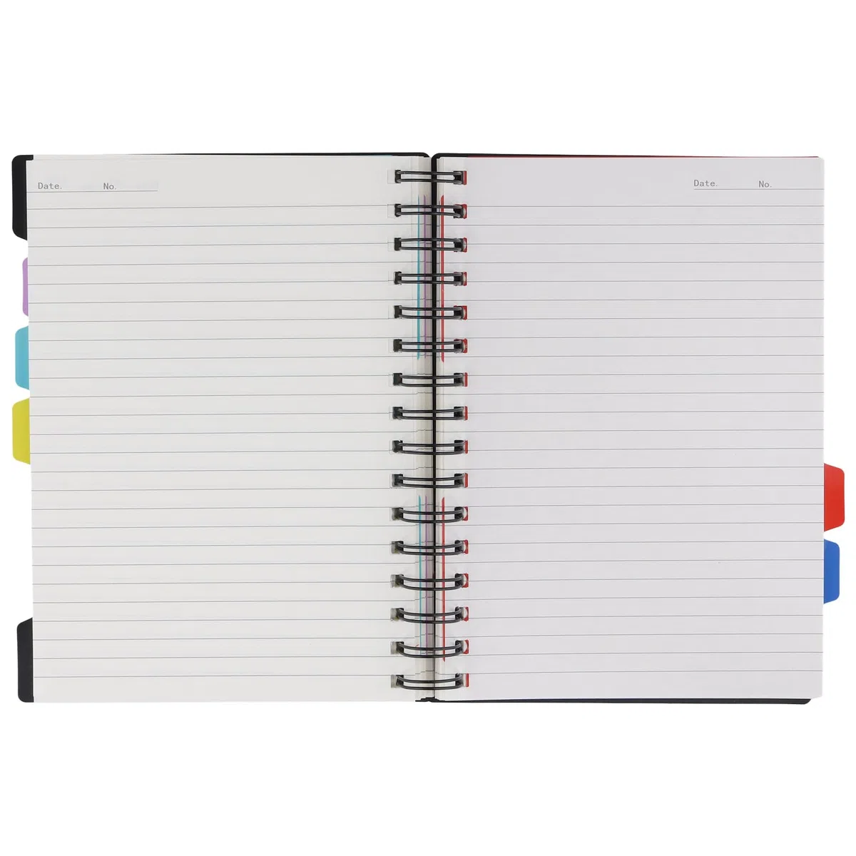 SINJEUN 3 pezzi 21 x 16,5 cm nero taccuino A5 ad anelli, 150 fogli a spirale, taccuino A5 a righe, rilegatura a spirale per appunti al lavoro, in viaggio, nella vita quotidiana e in ufficio