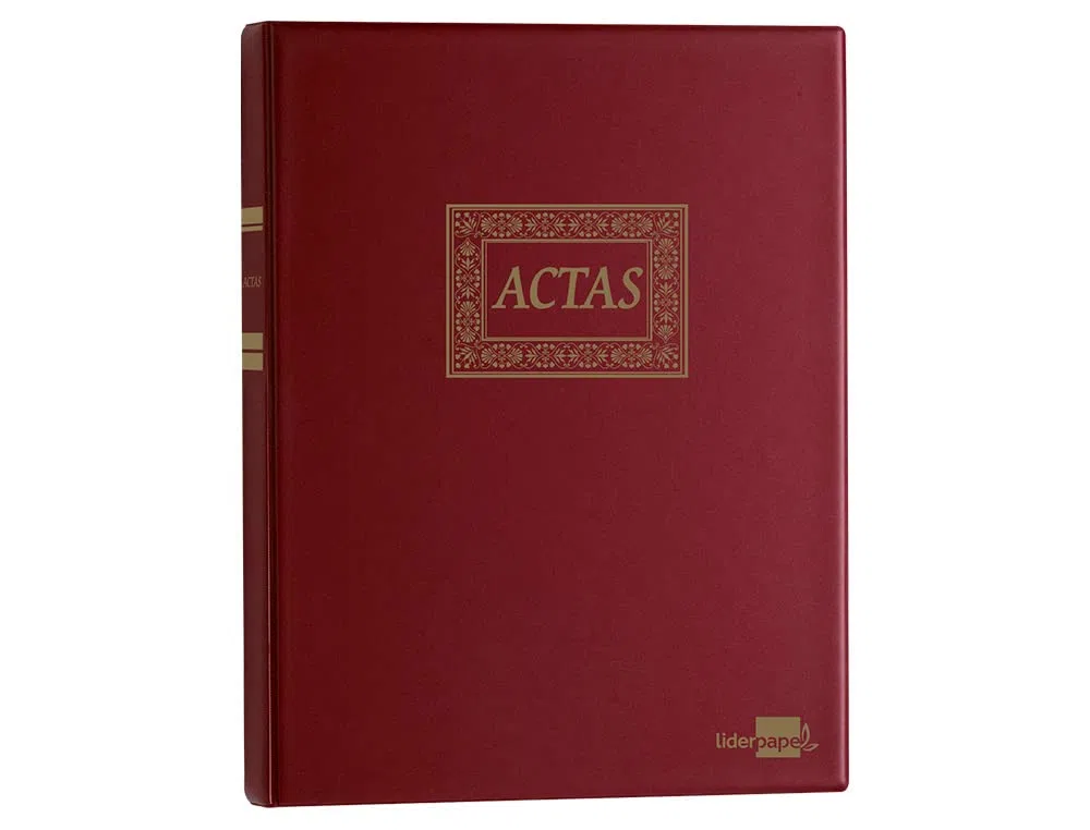 LIDERCARTA LIBRO DIN A4 ATTE 30 ANELLI CON 100 FOGLIE MOBILI FOLIATE