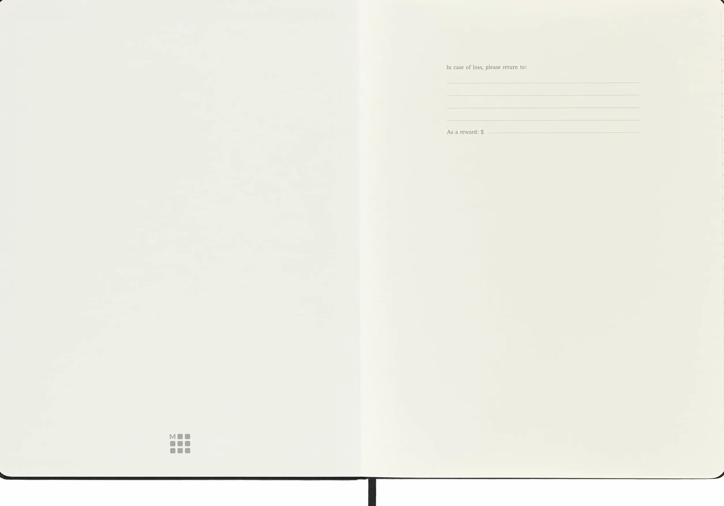 Moleskine Classic Notebook, Taccuino a Quadretti, Copertina Rigida e Chiusura Elastica, Formato XL 19 x 25 cm, Colore Nero, 192 Pagine