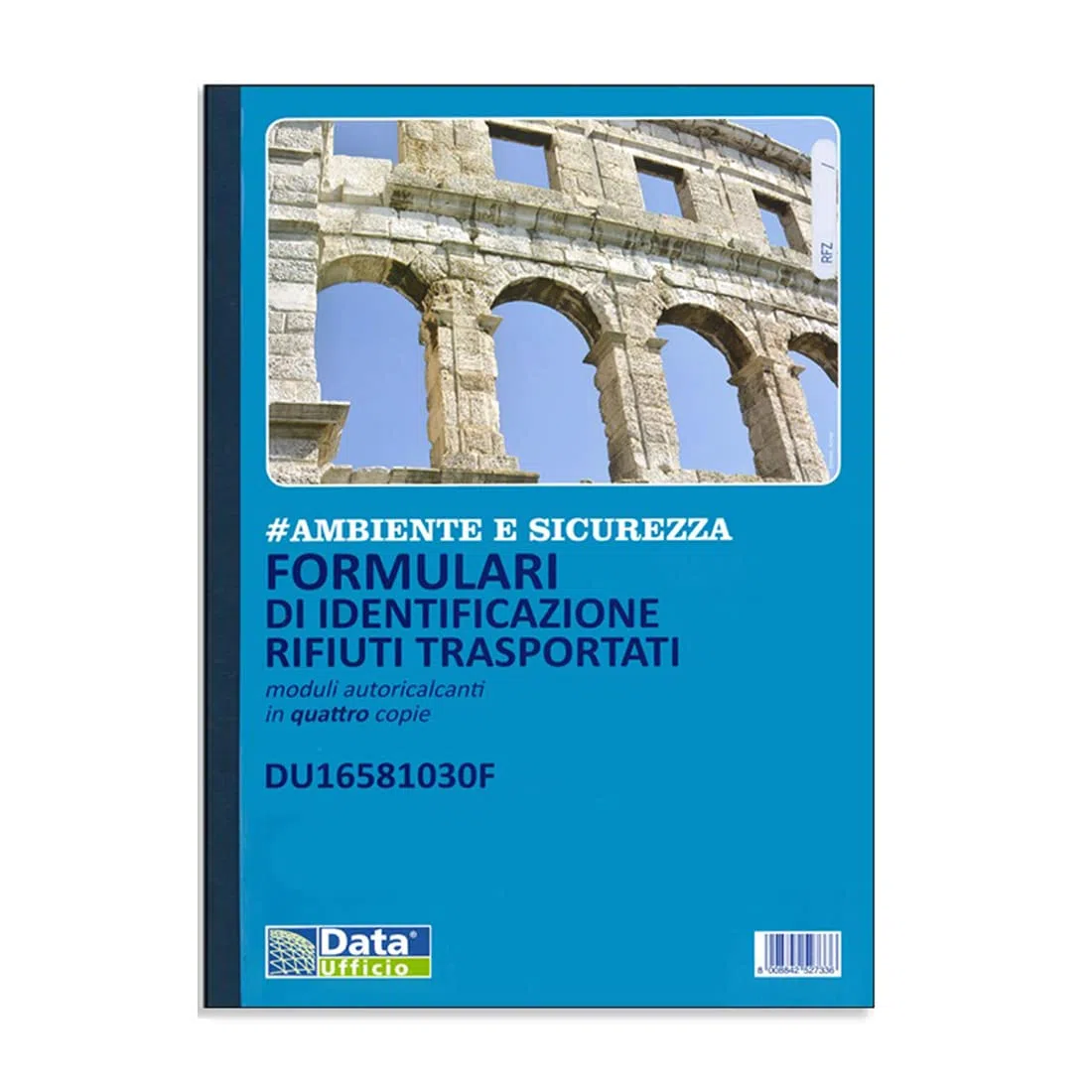 Confezione 5 pezzi Formulario Identificazione Rifiuti 25 moduli in 4 copie autocopianti in formato A4 Gruppo Buffetti OM16581030F