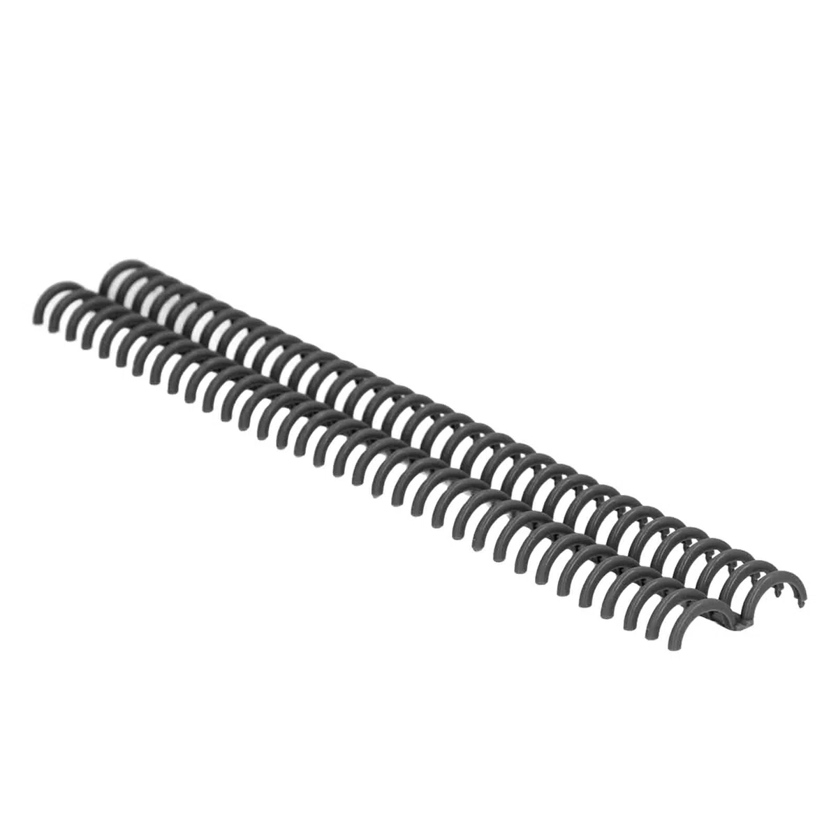 10 Pezzi Di Spine Per Rilegatura A Pettine 15 Mm 34 Fori In Plastica Nera Pettini Per Rilegatura A Fogli Sfusi 120 Fogli Di Capacità Per Libro Di Cancelleria Anello Per Quaderno Diario(Nero)