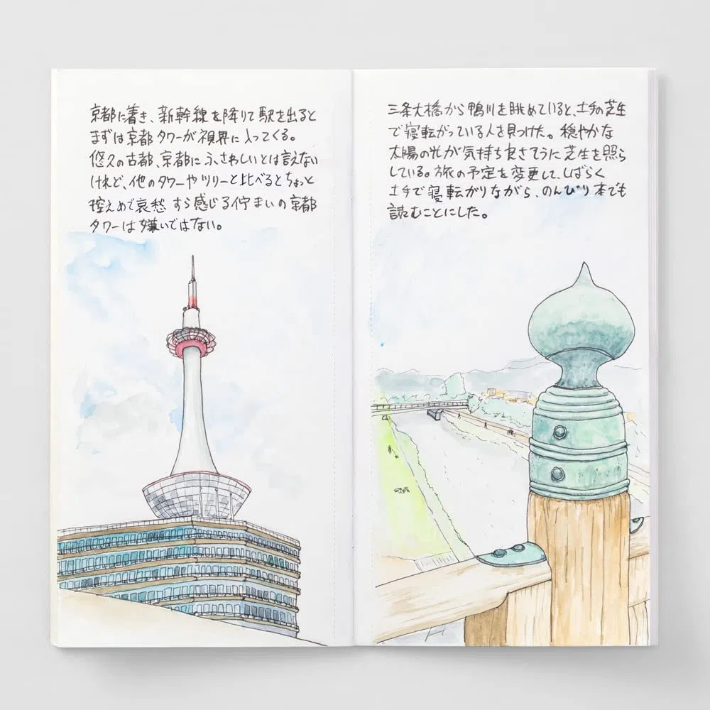 Watercolor Paper Notebook - Refill 027 per Traveler's Notebook Regular Size