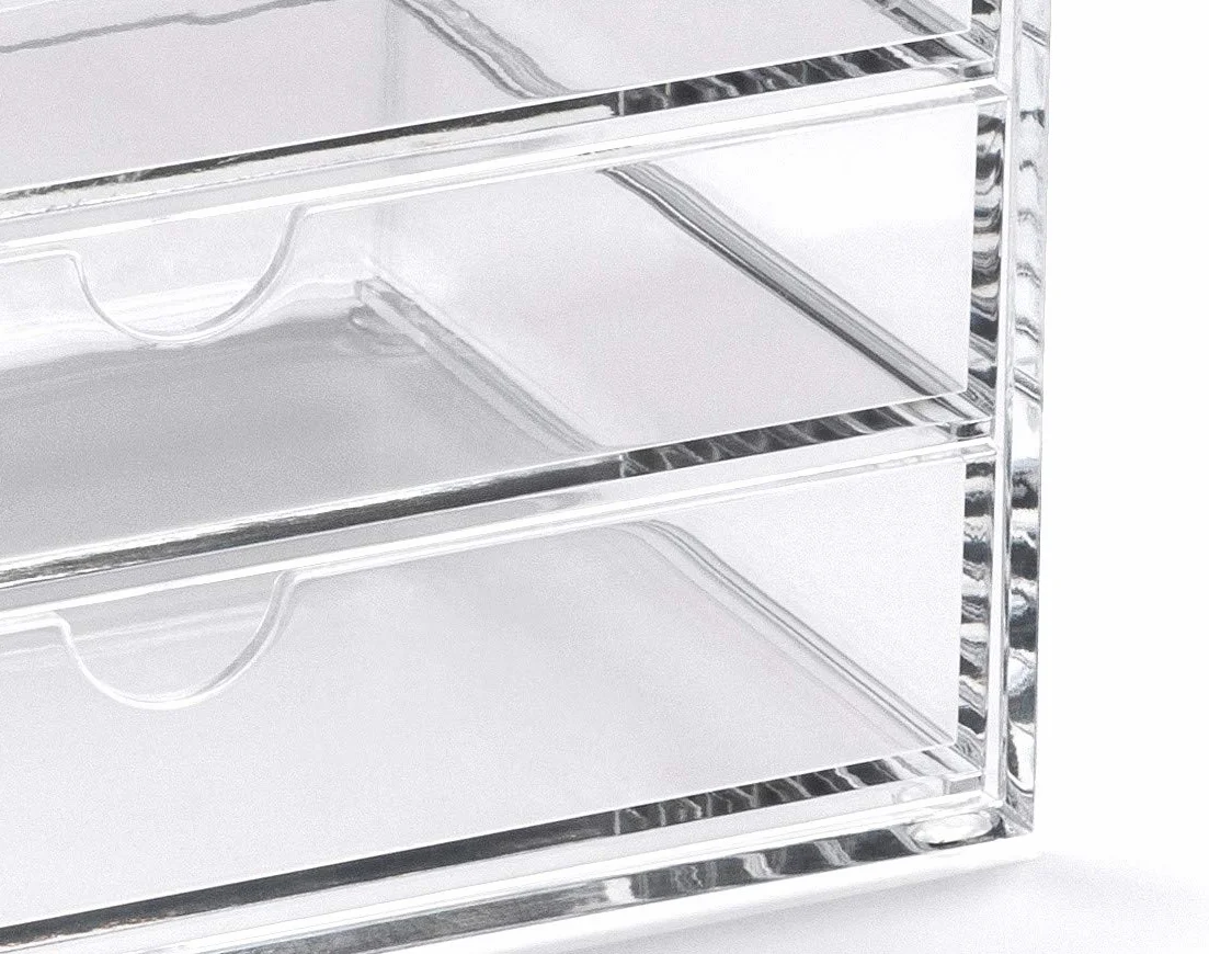 Osco A3276 - Organizador con 3 cajones, acrílico