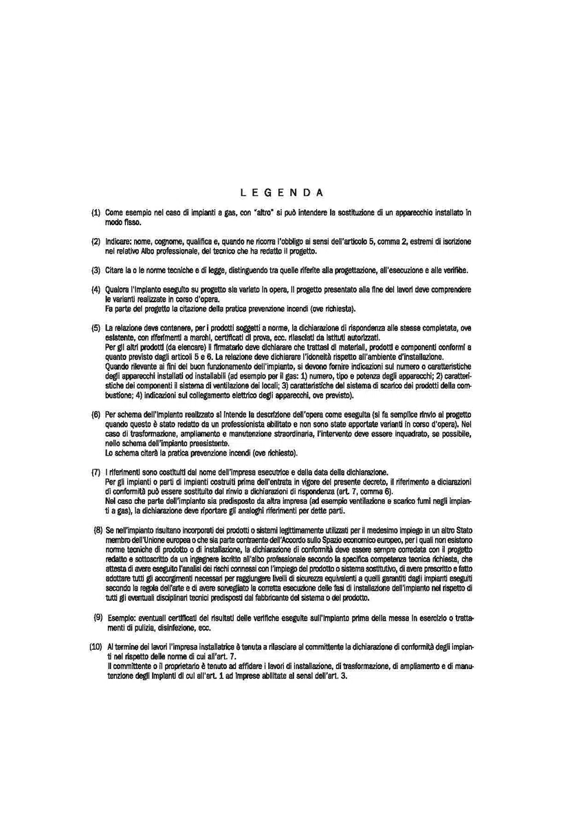 EDIPRO - E9071 - Dichiarazione conformità impianto (allegato I) imprese installatrici 5 copie Snap f.to 29,7x21 conf. da pezzi 100