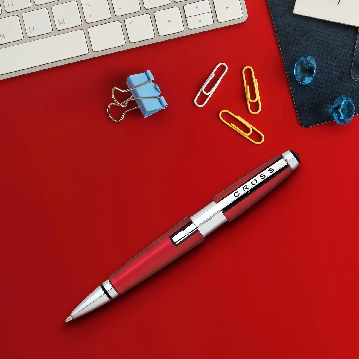 Cross Edge At0555-7 Capless Penna A Gel, Rosso