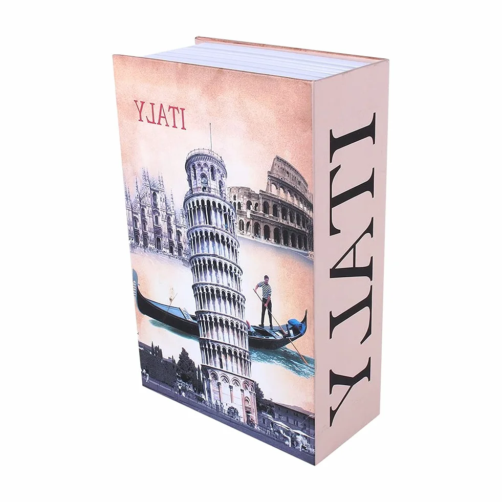 Dizionario di sicurezza, libro di dizionari cassetta di sicurezza cassetta di sicurezza per gioielli in contanti per la casa e l'ufficio(Tipo Italia)
