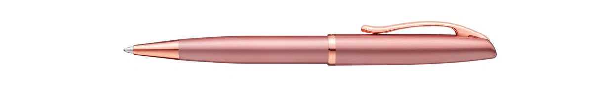 Pelikan Jazz Noble Elegance K/P36 Penna a sfera e penna stilografica con incisione regalo, penne uniche con nome, regali personalizzati (rosa rosa)