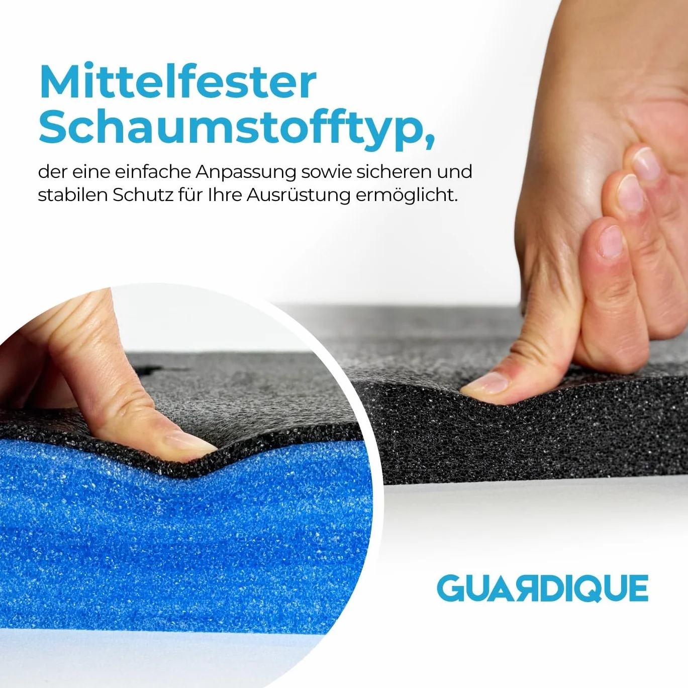 Schiuma multistrato 800 x 600 mm, ad alta densità, personalizzabile, per imballaggio, protezione e organizzazione sicuri, ideale per cassette degli attrezzi e attrezzature sensibili (nero, 30 mm)