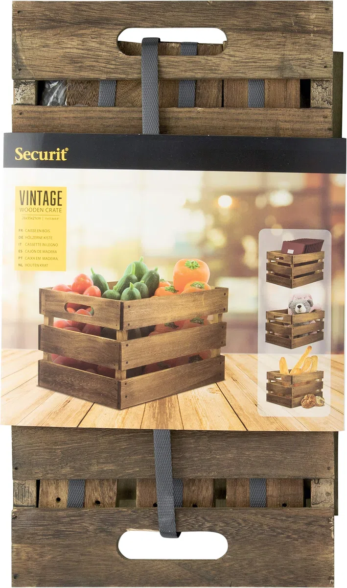 Securit CR-VIN - Cassetta in Legno Vintage