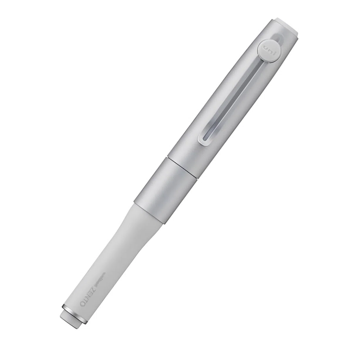 三菱鉛筆 uniball ZENTO Signature Model - Penna a sfera, design in metallo con tappo magnetico, punta extra fine da 0,38 mm, inchiostro nero a base d'acqua, ultra-liscia con attrito ridotto, colore
