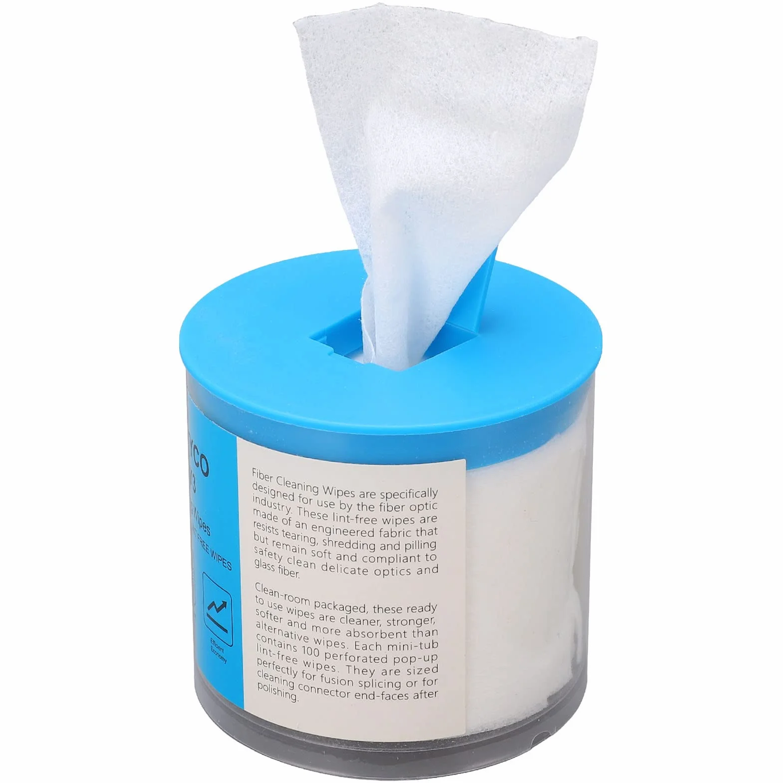 Salviette Per La Pulizia in Fibra Ottica, 100 Pezzi Per Scatola Salviette in Fibra Ottica Per La Pulizia Del Connettore Dell'estremità Del Cavo in Fibra Carta Senza Polvere
