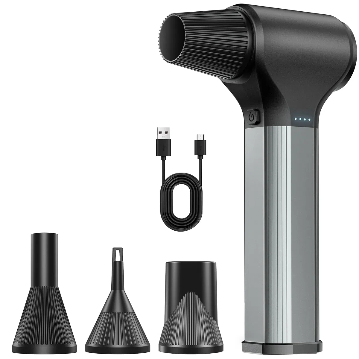 Soffiatore ad Aria Compressa Elettrico 330000 Giri/min, Spray ad Aria ad Alta Pressione, Mini Air Duster Potente – Kit di Pulizia Senza Fili per PC, Laptop, Auto, Divano e Apparecchi da Ufficio