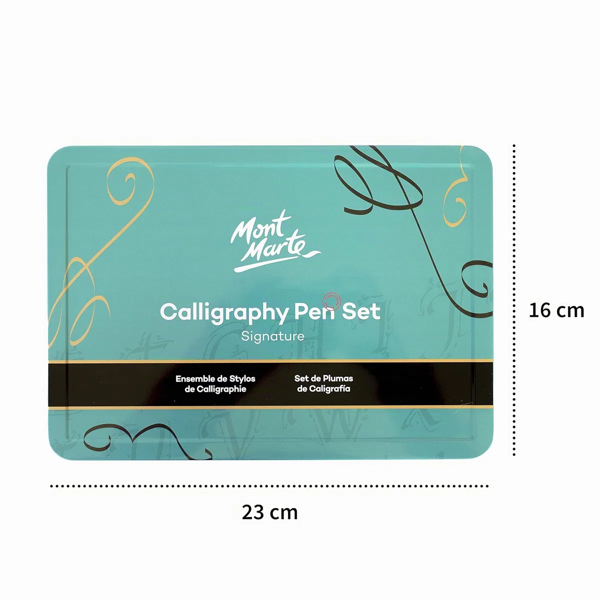 MONT MARTE Penna Calligraphy Set - 31 pezzi - Perfetto per i principianti - Incluso: 4 penne Calligrafia, 5 penne di Calligrafia e molto altro