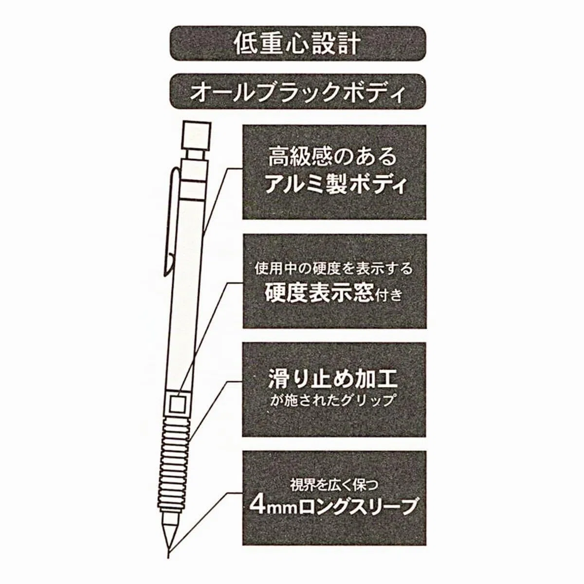STAEDTLER All Black mechanical pencil 925 35-05B 0.5mm