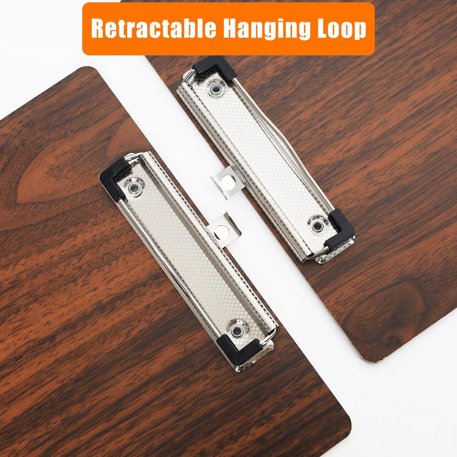A4 Portablocco di Legno,5 Pezzi Clipboard Portablocchi Lavagna da Scrittura con Clip