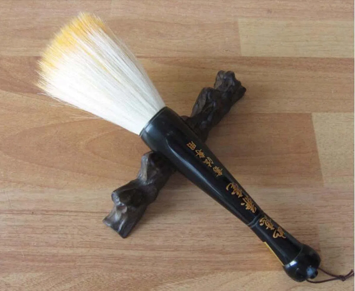 Eccellente grande pennello per calligrafia cinese, pennello premium per pittura dei capelli scrittura Sumi pennello disegno acquerello Kanji pennello