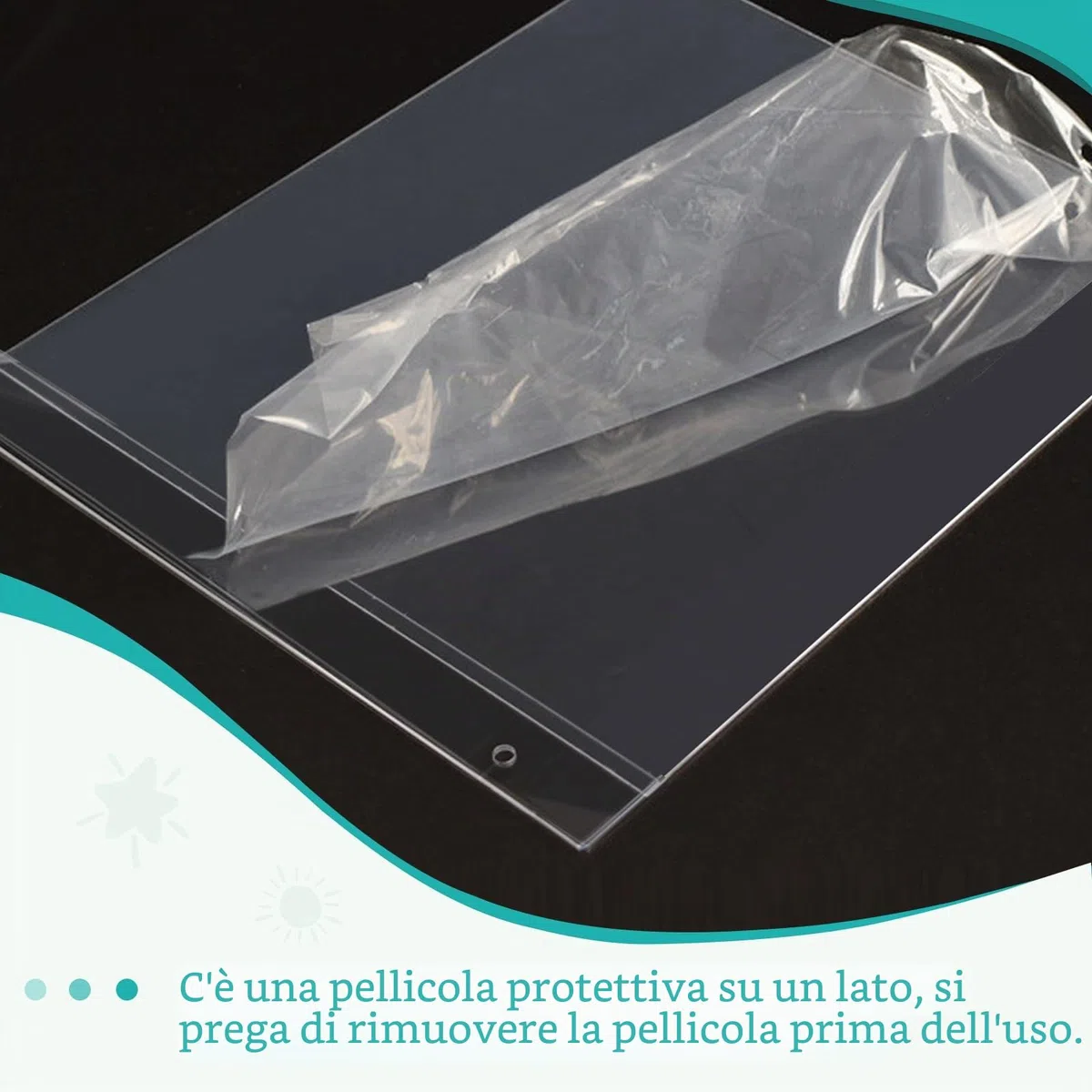 Cuyacili 6 pezzi Porta cartelli in Plastica da Parete con Ventosa 30,5x21,5 cm Portaposter A4 da parete Supporti per display in trasparente per finestra