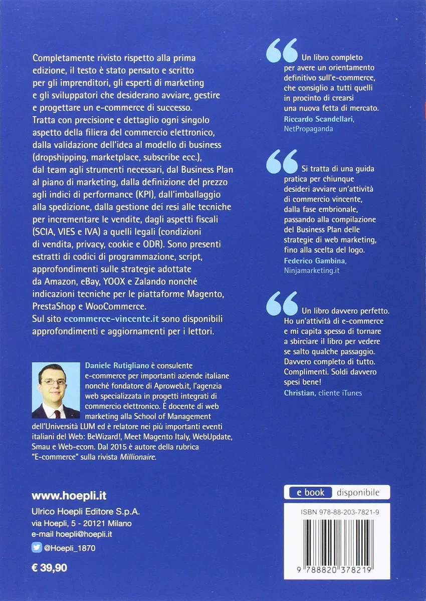 E-commerce vincente. Dai modelli di business alle strategie di vendita online