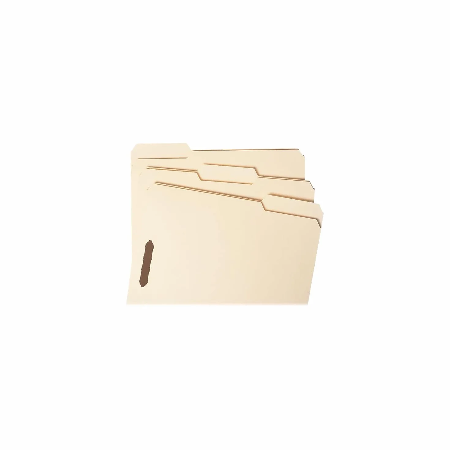 Smead Fastener Heavy-Duty file Folder, 2 Fasteners, 1/3-cut Tab, Letter size, Manila, 50 per box (14600)
