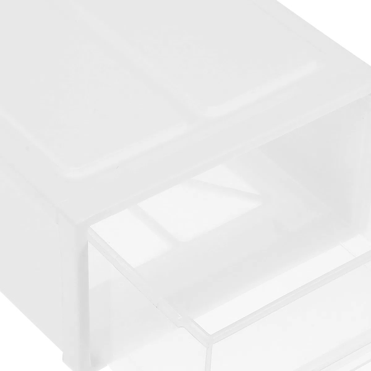 Healeved Organizer da Scrivania Cassetti Trasparenti 8l, Scatola Portaoggetti per Organizzazione e Stoccaggio, Contenitore Multifunzione per Cosmetici e Piccoli Accessori in Casa e Ufficio