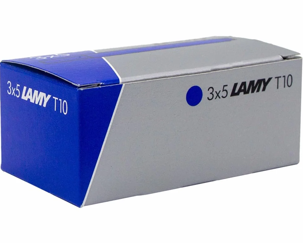 LAMY AL-star Set di 3 penne stilografiche in alluminio in tormalina con manico ergonomico e molla in acciaio lucido, tratto fine T10, set da 3 cartucce di inchiostro, originale cartone – inchiostro