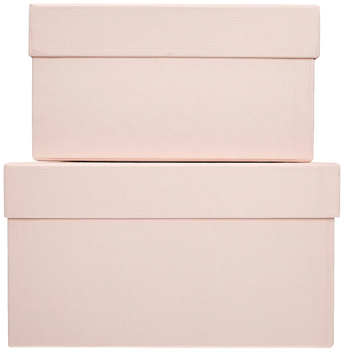 Rössler 13491453580 - Scatole di cartone S.O.H.O. Boxline da 2 pezzi, rettangolari, colore: Powder