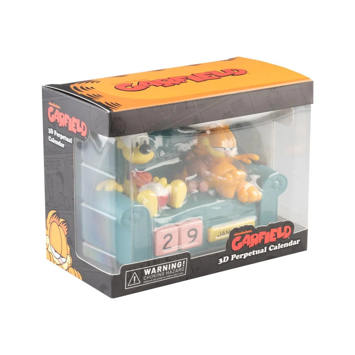 Grupo Erik Calendario Perpetuo Garfield 3D - Calendario da Tavolo Perpetuo | Decorazione da Scrivania per Fans 16,6 x 12,5 x 9,3 cm