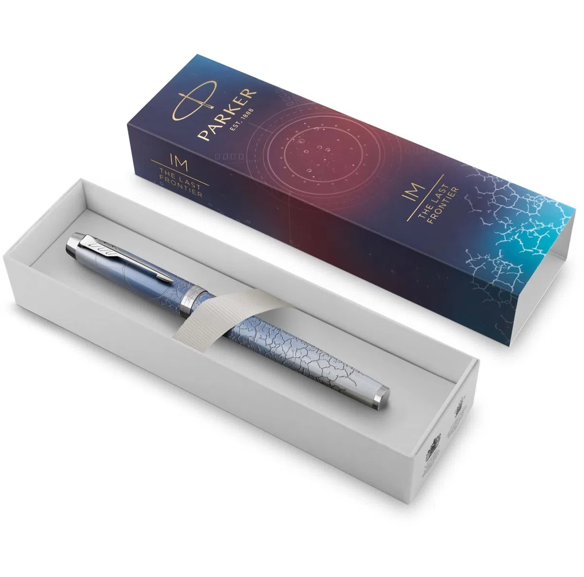 PARKER Roller IM Premium Special Edition Polar (Silver) M Nero