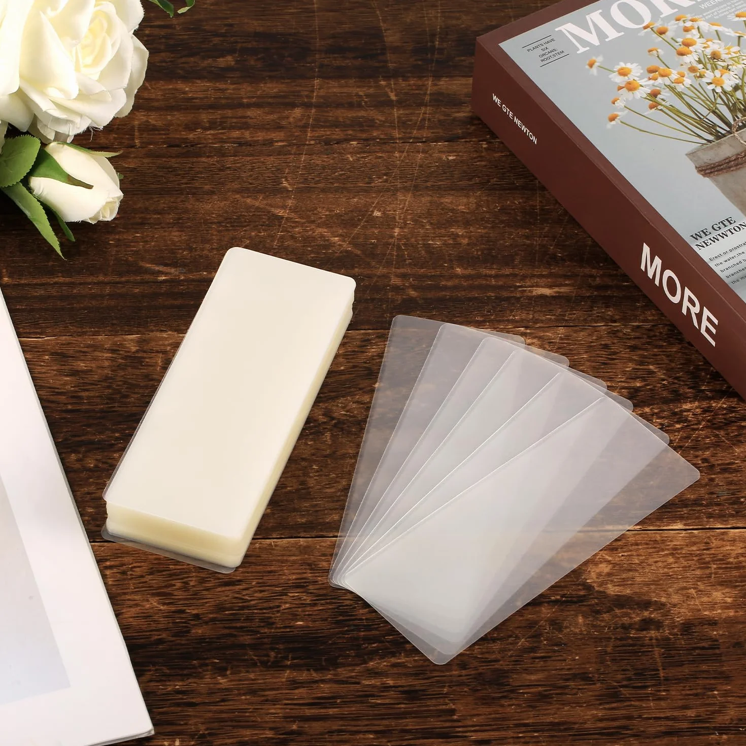 200pz Buste per Laminazione Segnalibri, 6x16cm Buste per Plastificazione a Caldo 0,125mm buste per Laminazione Termica per Amanti dei Libri Amanti della Natura