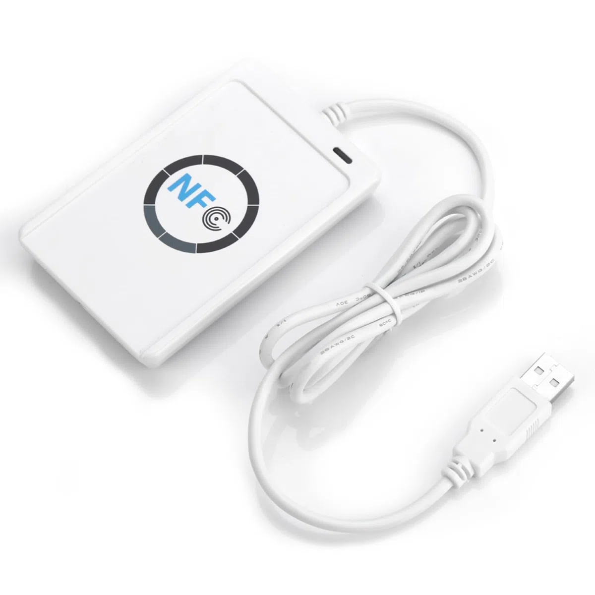 Akozon Lettore RFID ACR122U, lettore e scrittore RFID NFC Software ACR122U Writer NFC Pro in bianco dei programmatori Deftun ISO 14443A B