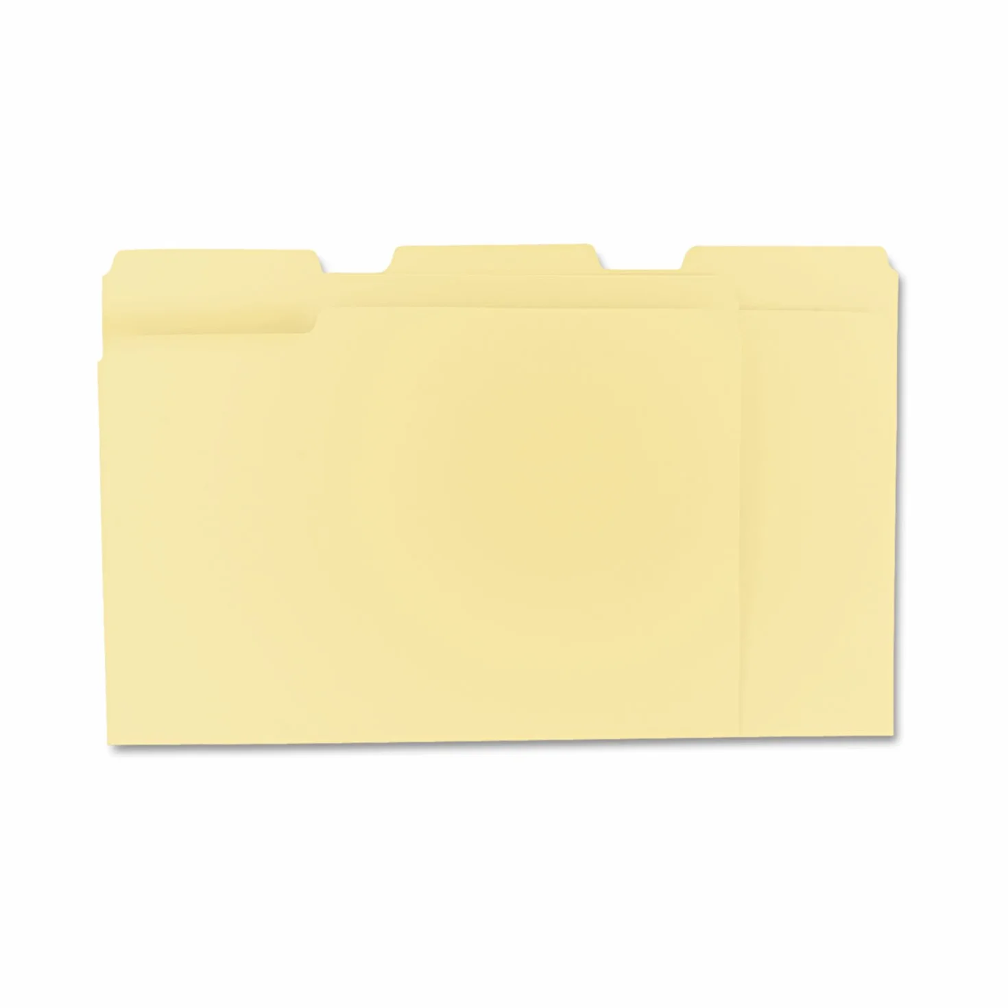 Pendaflex Cartelle di file, formato lettera, 8-1/2 "x 11", Classic Manila, 1/3-Cut Tabs in posizione sinistra, destra, centro, 100 per scatola (65213)