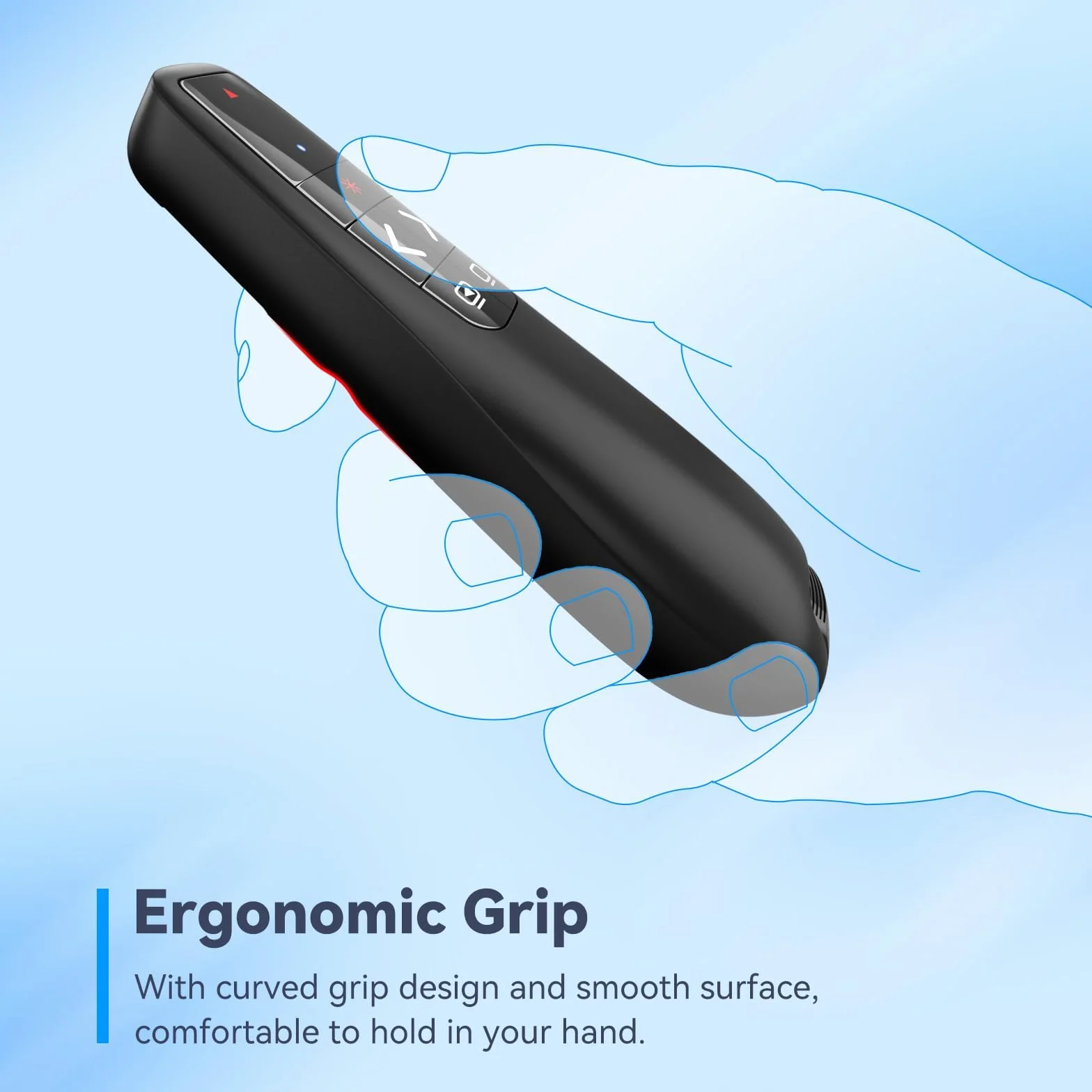 [2 in 1 USB Type C ] Puntatore Presenter Wireless per Presentazioni, Telecomando PowerPoint, Presenter Penna Clicker per Slide su Computer, adatto a PPT, Prezi - Batterie non incluse
