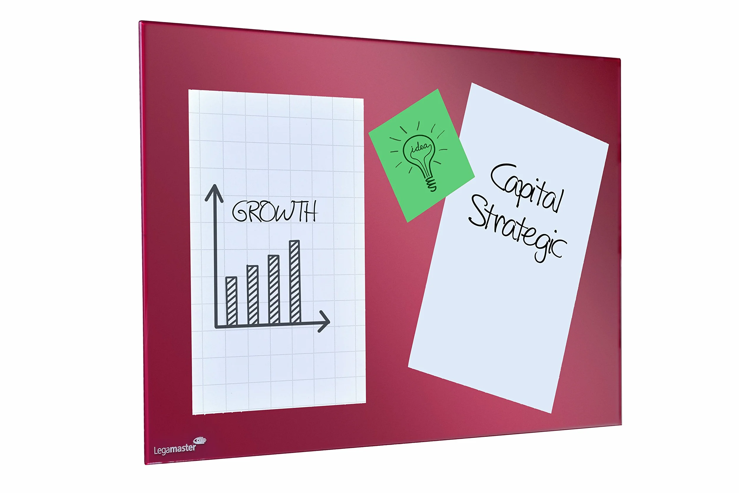Legamaster 7-159000-A4 Magic-Chart Notes Flipchart, Fogli elettrostatici riposizionabili include 25 fogli a quadretti (20 x 30 cm)