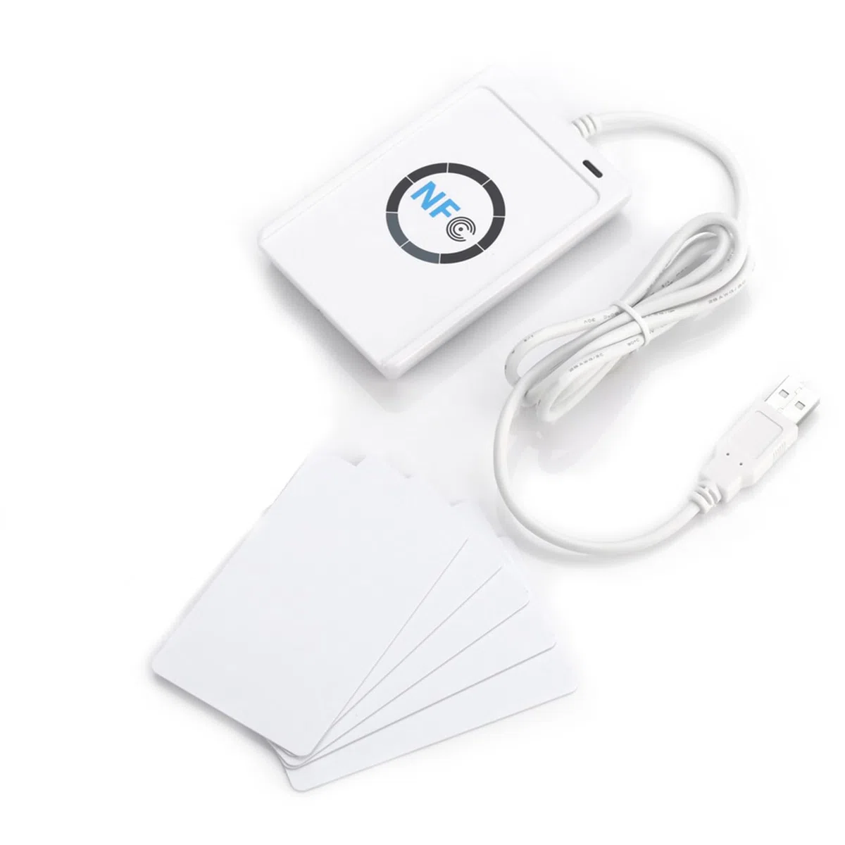 Akozon Lettore RFID ACR122U, lettore e scrittore RFID NFC Software ACR122U Writer NFC Pro in bianco dei programmatori Deftun ISO 14443A B